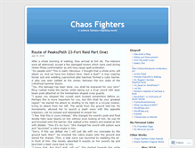 Tablet Screenshot of chaosfighters.wordpress.com