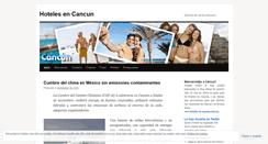 Desktop Screenshot of hotelesencancun.wordpress.com