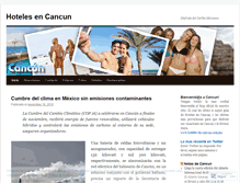 Tablet Screenshot of hotelesencancun.wordpress.com