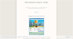 Desktop Screenshot of megapolishackandcheats.wordpress.com