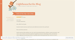 Desktop Screenshot of lighthouseherbs.wordpress.com