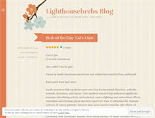 Tablet Screenshot of lighthouseherbs.wordpress.com
