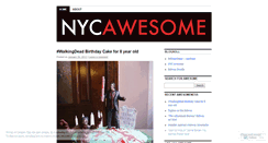 Desktop Screenshot of nycawesome.wordpress.com