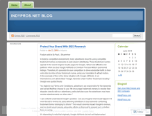 Tablet Screenshot of indyproswebdesign.wordpress.com