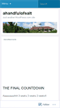 Mobile Screenshot of ahandfulofsalt.wordpress.com