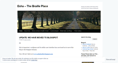 Desktop Screenshot of eshabraille.wordpress.com