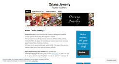 Desktop Screenshot of orianajewelry.wordpress.com