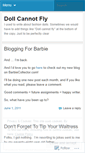 Mobile Screenshot of dollcannotfly.wordpress.com