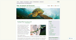 Desktop Screenshot of alchemyofecology.wordpress.com