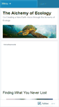 Mobile Screenshot of alchemyofecology.wordpress.com