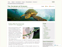 Tablet Screenshot of alchemyofecology.wordpress.com