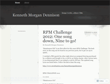 Tablet Screenshot of kendennisonmusic.wordpress.com
