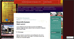 Desktop Screenshot of alcaldiamunicipalmejicanos.wordpress.com