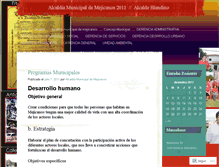 Tablet Screenshot of alcaldiamunicipalmejicanos.wordpress.com
