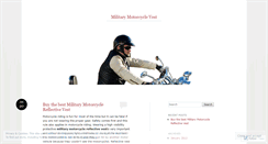 Desktop Screenshot of militarymotorcyclevest.wordpress.com