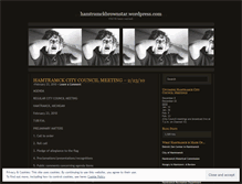 Tablet Screenshot of hamtramckbrownstar.wordpress.com