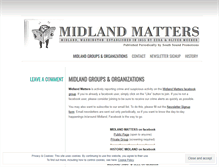 Tablet Screenshot of midlandmatters.wordpress.com