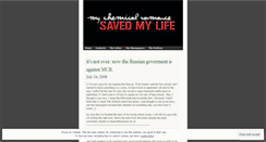 Desktop Screenshot of mcrsavedmylife.wordpress.com