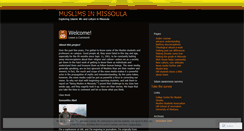 Desktop Screenshot of muslimsinmissoula.wordpress.com