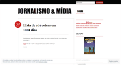 Desktop Screenshot of jornalismomidia.wordpress.com