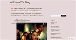 Desktop Screenshot of ajevans07.wordpress.com