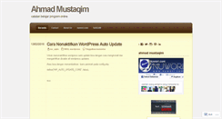 Desktop Screenshot of ahmadmustaqim.wordpress.com