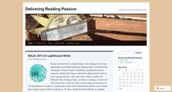 Desktop Screenshot of deliveringreadingpassion.wordpress.com