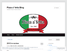 Tablet Screenshot of pizzaafetta.wordpress.com