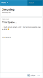 Mobile Screenshot of 3musing.wordpress.com