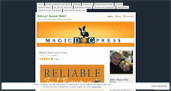 Desktop Screenshot of magicdogpress.wordpress.com