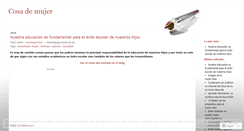 Desktop Screenshot of cosasdemujer.wordpress.com