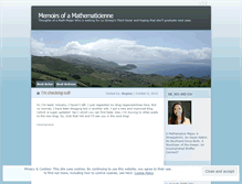 Tablet Screenshot of lamathematicienne.wordpress.com