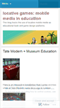 Mobile Screenshot of locomogis.wordpress.com