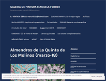 Tablet Screenshot of manuelaferrer.wordpress.com