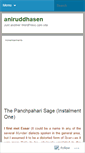Mobile Screenshot of aniruddhasen.wordpress.com