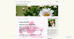 Desktop Screenshot of lovelylifenyc.wordpress.com