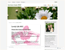 Tablet Screenshot of lovelylifenyc.wordpress.com