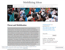 Tablet Screenshot of mobilizingideas.wordpress.com