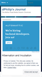 Mobile Screenshot of dphilip.wordpress.com