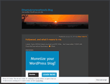 Tablet Screenshot of ethantudorwneverhood.wordpress.com