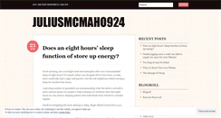 Desktop Screenshot of juliusmcmaho924.wordpress.com