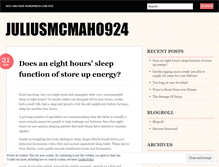 Tablet Screenshot of juliusmcmaho924.wordpress.com