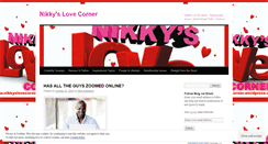 Desktop Screenshot of nikkyslovecorner.wordpress.com