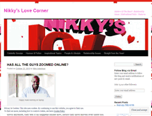 Tablet Screenshot of nikkyslovecorner.wordpress.com