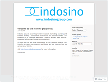 Tablet Screenshot of indosinogroup.wordpress.com