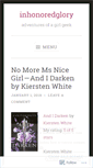 Mobile Screenshot of inhonoredglory.wordpress.com