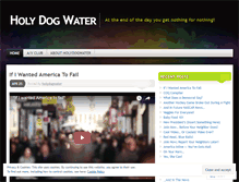 Tablet Screenshot of holydogwater.wordpress.com