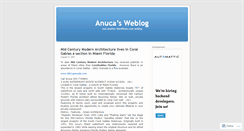 Desktop Screenshot of anuca.wordpress.com