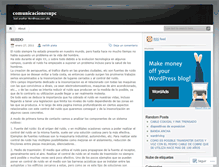 Tablet Screenshot of comunicacionesupc.wordpress.com