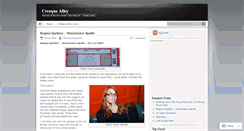 Desktop Screenshot of creequealley.wordpress.com
